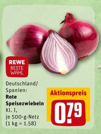 REWE Rote speisezwiebeln Angebot