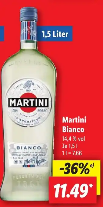 Lidl Martini Bianco 1,5 l Angebot