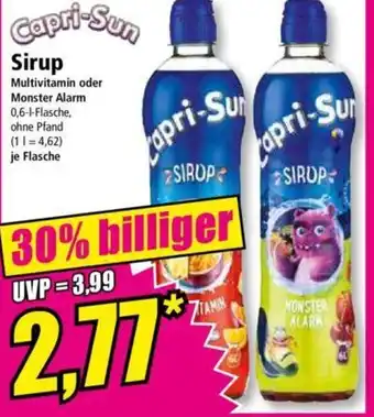 Norma Capri-Sun Sirup 0,6 l Flasche Angebot