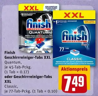 REWE Finish geschirrreiniger-tabs Angebot