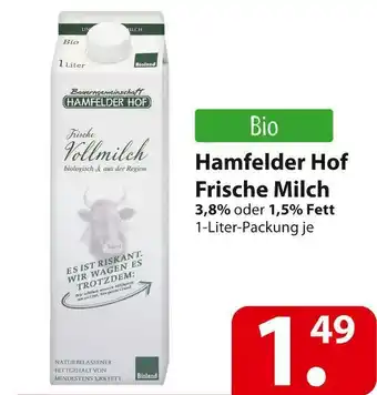 Famila Nord Ost Hamfelder hof frische milch Angebot