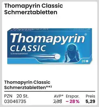 REWE Thomapyrin classic schmerztabletten Angebot