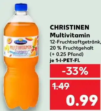 Kaufland CHRISTINEN Multivitamin 1 L Angebot