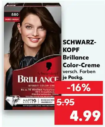 Kaufland SCHWARZKOPF Brillance Color-Creme Angebot