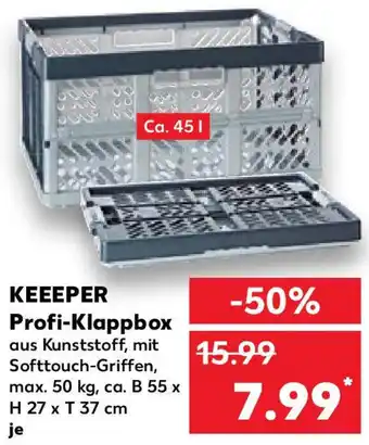 Kaufland KEEEPER Profi-Klappbox Angebot