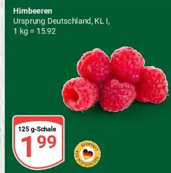 Globus Himbeeren Angebot