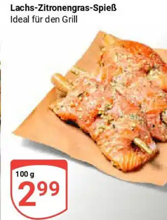 Globus Lachs-Zitronengras-Spieß Angebot