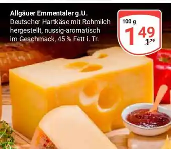 Globus Allgäuer Emmentaler g.U. Angebot