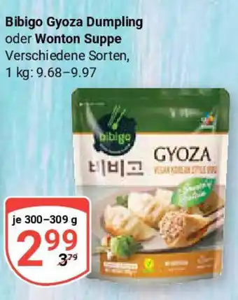 Globus Bibigo Gyoza Dumpling oder Wonton Suppe Angebot