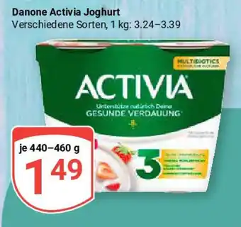 Globus Danone Activia Joghurt Angebot