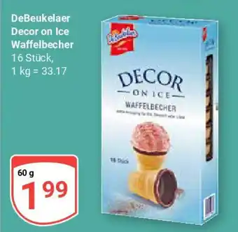 Globus DeBeukelaer Decor on Ice Waffelbecher Angebot