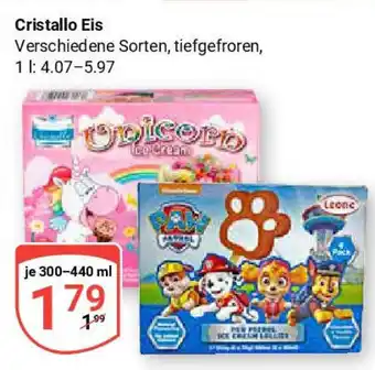 Globus Cristallo Eis Angebot