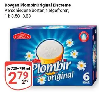 Globus DOVGAN Plombir Original Eiscreme Angebot