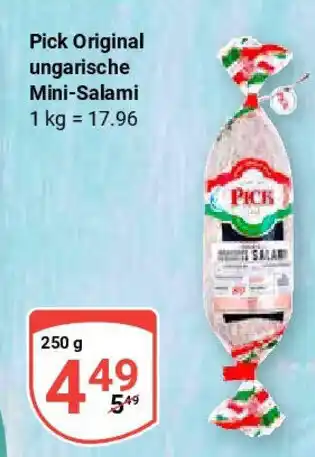 Globus Pick Original ungarische Mini-Salami Angebot