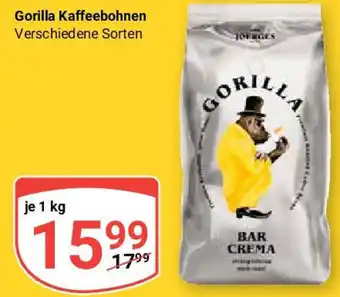 Globus Gorilla Kaffeebohnen Angebot