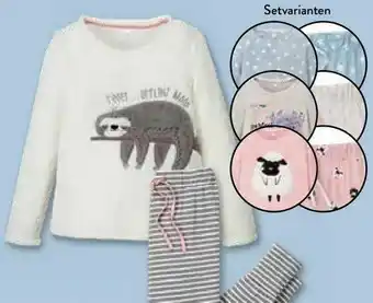 Aldi Nord Flausch-Pyjama Angebot