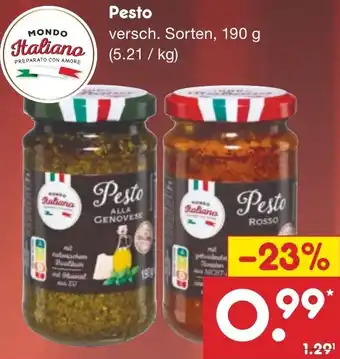 Netto Marken-Discount MONDO Italiano Pesto Angebot