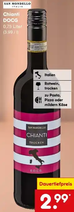 Netto Marken-Discount SAN MONDELLO ITALIA Chianti DOCG Angebot