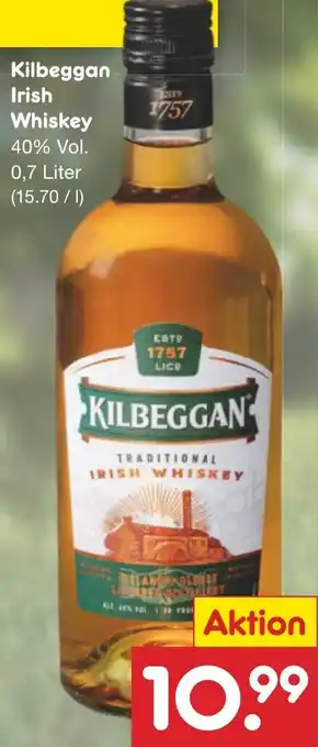 Netto Marken-Discount Kilbeggan Irish Whiskey Angebot