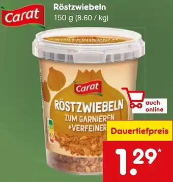 Netto Marken-Discount Carat Röstzwiebeln Angebot