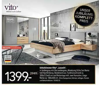 Schaffrath Vito Schlafzimmer Launch Angebot