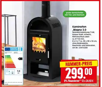 Herkules Baumarkt Kaminofen Magna 3.0 Angebot