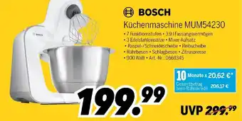 MEDIMAX Bosch Küchenmaschine MUM54230 Angebot