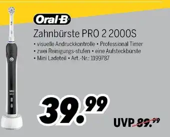 MEDIMAX Oral-B Zahnbürste PRO 2 2000S Angebot