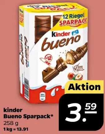 NETTO kinder Bueno Sparpack 258 g Angebot