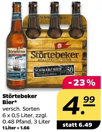 NETTO Störtebeker Bier 6 x 0,5 Liter Angebot