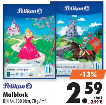 Mäc Geiz Pelikan Malblock Angebot