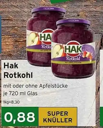 CAP Markt Hak Rotkohl Angebot