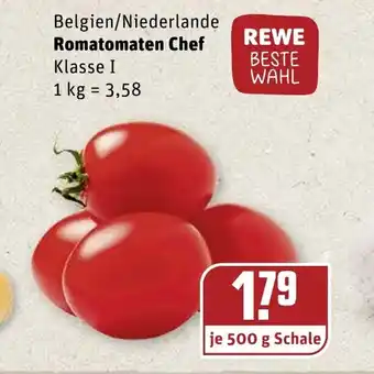 REWE Romatomaten 500g Schale Angebot