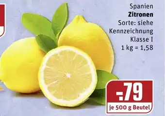 REWE Spanien Zitronen 500g Beutel Angebot