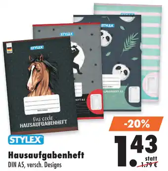 Mäc Geiz STYLEX Hausaufgabenheft Angebot