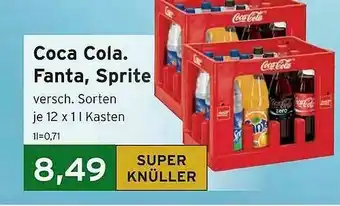 CAP Markt Coca-cola, Fanta, Sprite Angebot