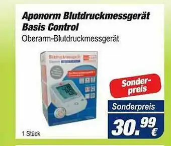 Easy Apotheke Aponorm Blutdruckmessgerät Basis Control Angebot