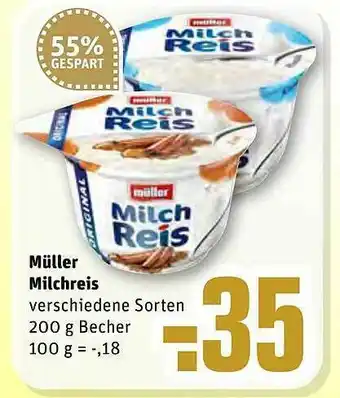 REWE Müller Milchreis Angebot