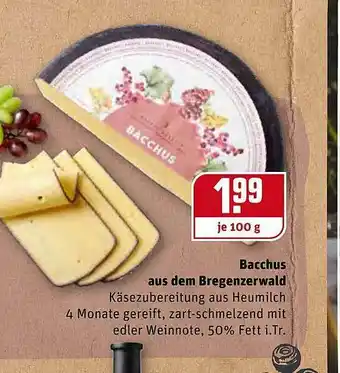 REWE Bacchus Aus Dem Bregenzerwald Angebot