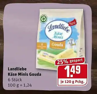 REWE Landliebe Käse Minis Gouda Angebot