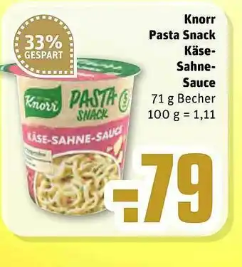 REWE Kaufpark Knorr Pasta Snack Käse Sahne Sauce Angebot