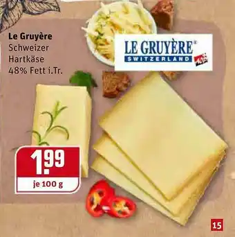 REWE Kaufpark Le Gruyere Angebot