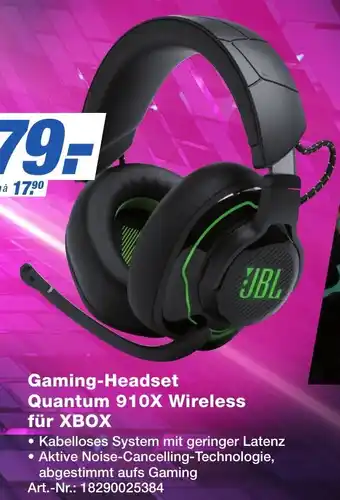 Expert Technomarkt JBL Gaming-Headset Quantum 910X Wireless für XBOX Angebot