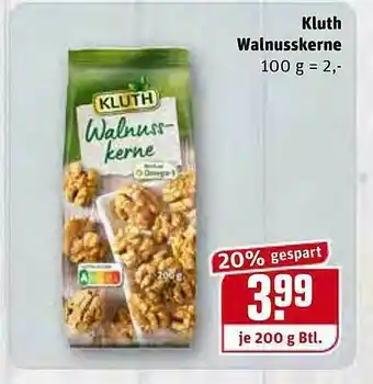 REWE Kaufpark Kluth Walnusskerne Angebot