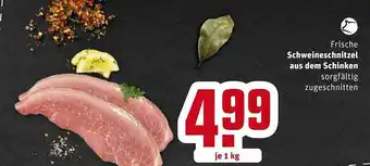 REWE Kaufpark Frische Schweineschnitzel Aus Dem Schinken Angebot