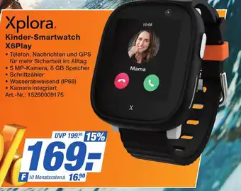 Expert Technomarkt Xplora Kinder-Smartwatch X6Play Angebot