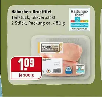 REWE Kaufpark Hähnchen-brustfilet Angebot