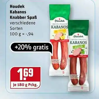 REWE Kaufpark Houdek Kabanos Knabber Spaß Angebot