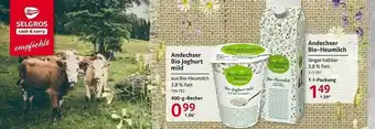 Selgros Andechser Bio Joghurt Mild Angebot