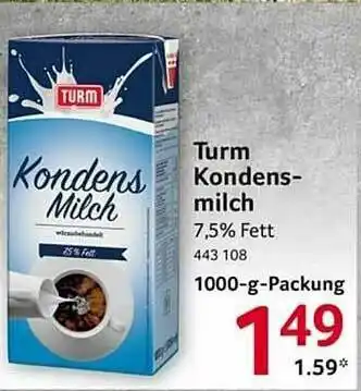 Selgros Turm Kondensmilch Angebot